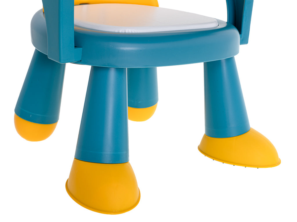 Feeding And Play Table Chair Yellow And Blue