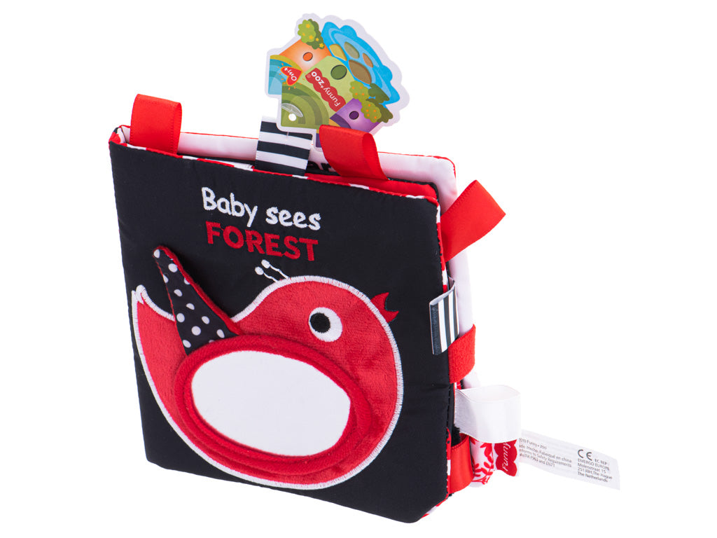 Sensory Book Teether Tag Contrast Forest