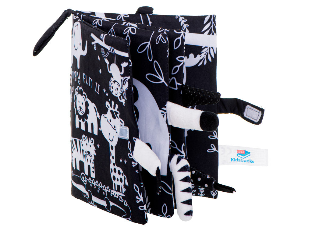 Sensory Book Soft Safari Animal Tails