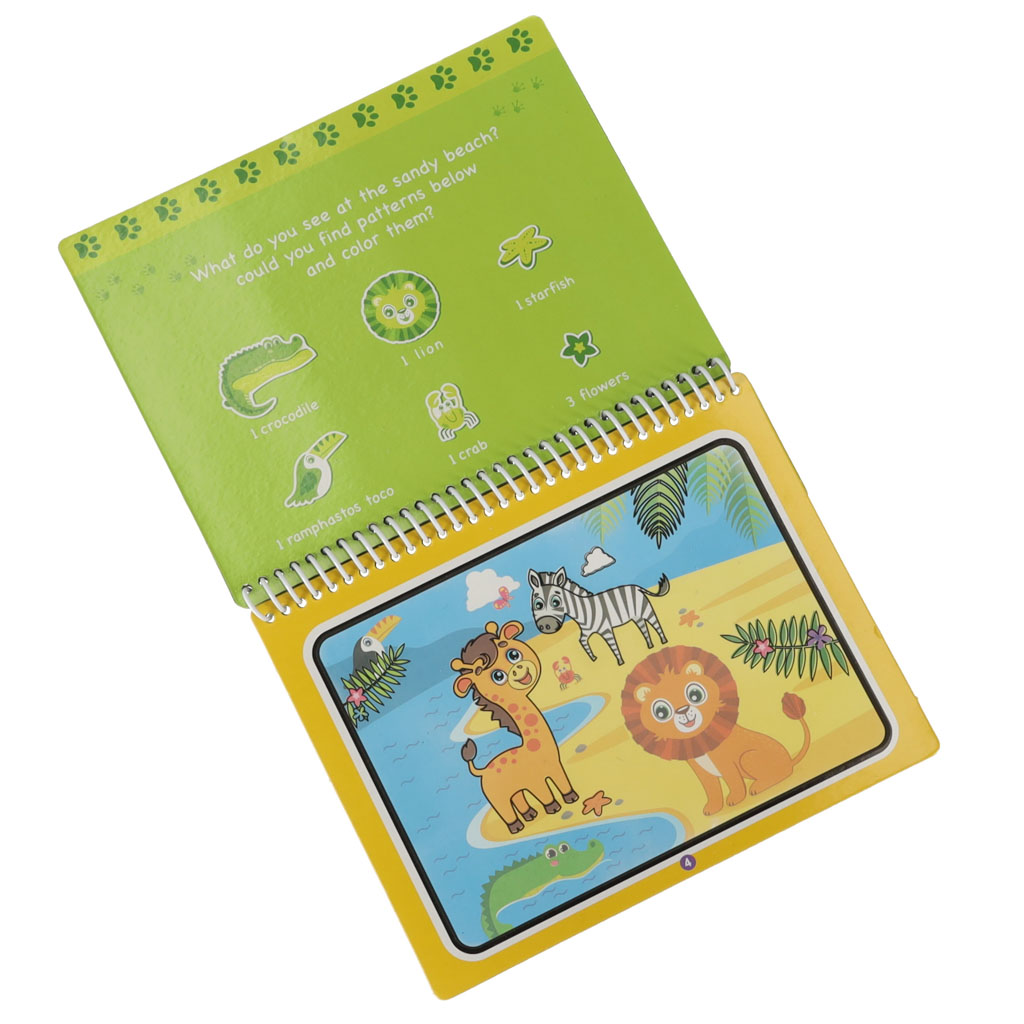 Water Book With Marker - Animals