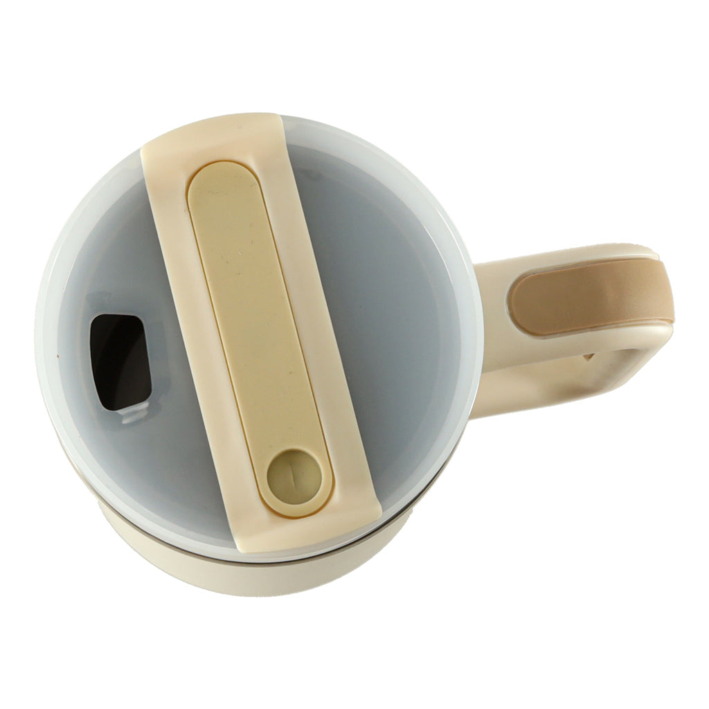 Thermal Mug With Straw And Handle Thermos 1200ml Cream