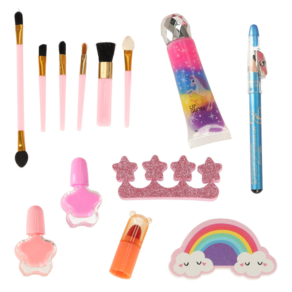 Chest Makeup And Nail Kit Makeup Cosmetics Shadows Lacquers Drawers Mermaid