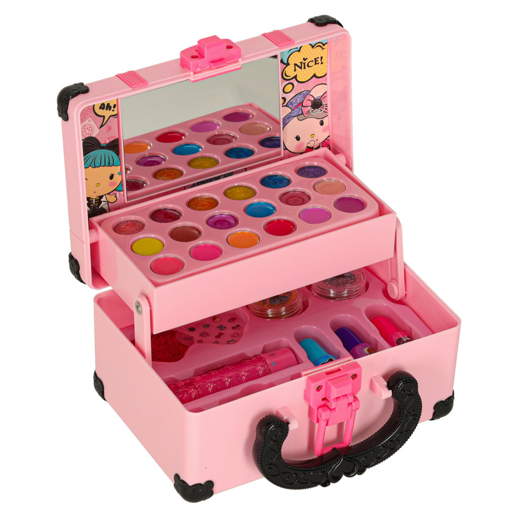 Chest Makeup And Nail Kit Makeup Cosmetics Shadows Varnishes Suitcase