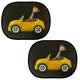 Static Curtain Sunshade Car Window Cover Giraffe