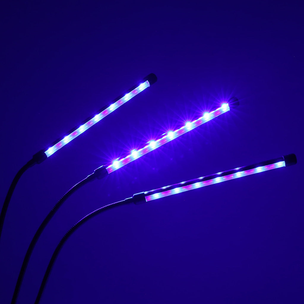 Led Plant Growing Lamp Panel 3 Bulbs