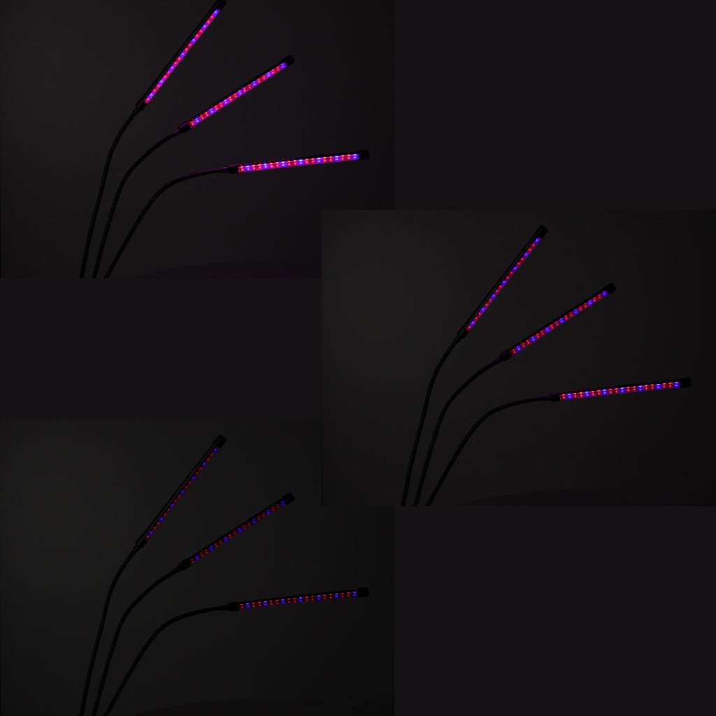 Led Plant Growing Lamp Panel 3 Bulbs
