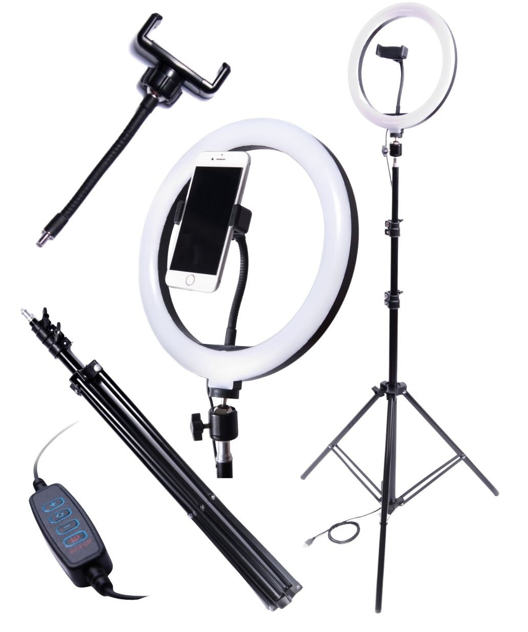 Anneau lumineux LED 60 W pour maquillage selfie