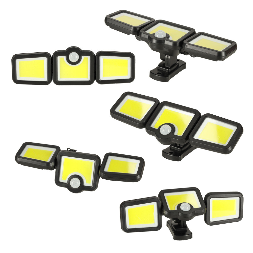 Led Solar Lamp 3in1 With Dusk Motion Sensor