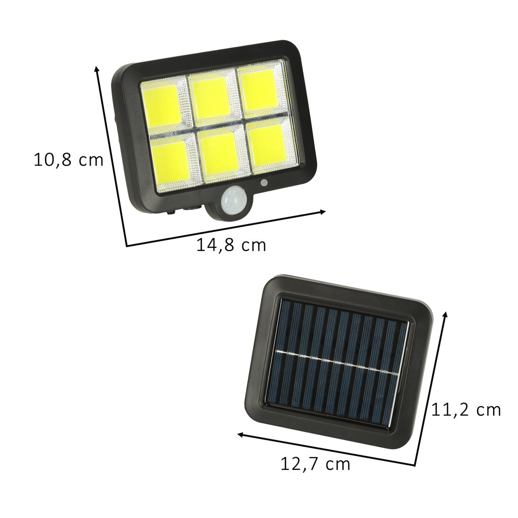 Solar Motion And Dusk Sensor Lamp 120 Leds