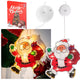 Led Lights Hanging Ornament Christmas Decoration Santa With Gifts