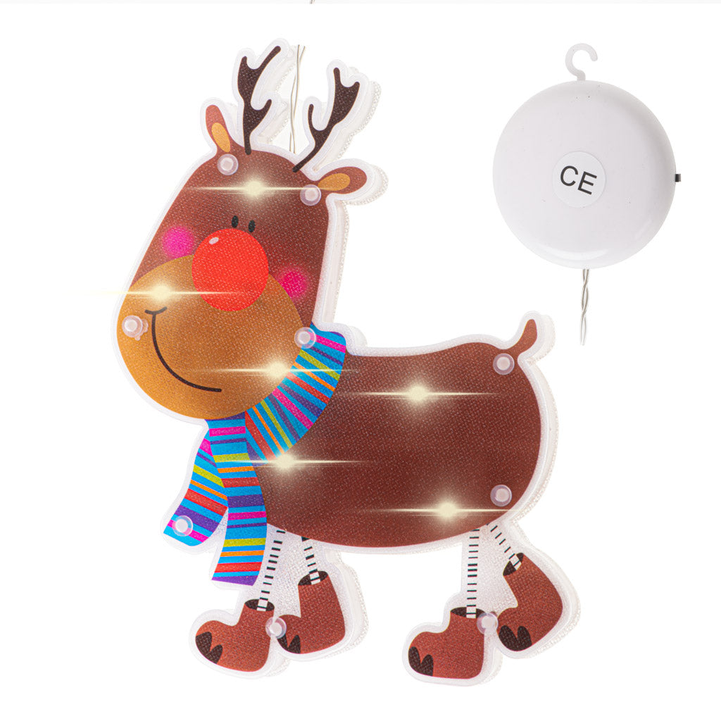 Led Lights Hanging Ornament Christmas Decoration Reindeer