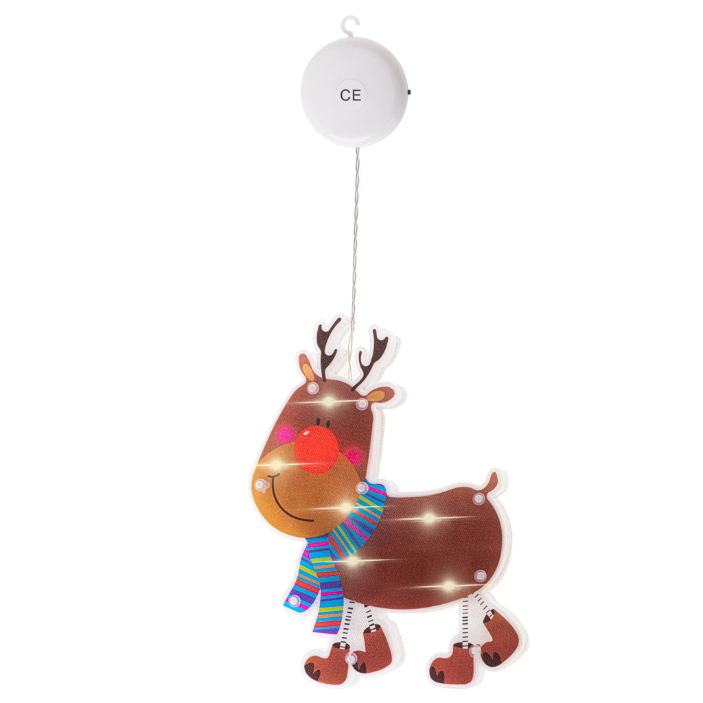 Led Lights Hanging Ornament Christmas Decoration Reindeer