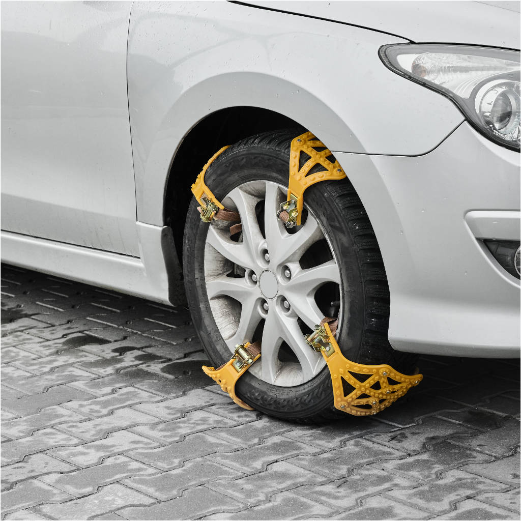 Snow Chains Anti-slip Wheel Caps Snow Tires 8el.