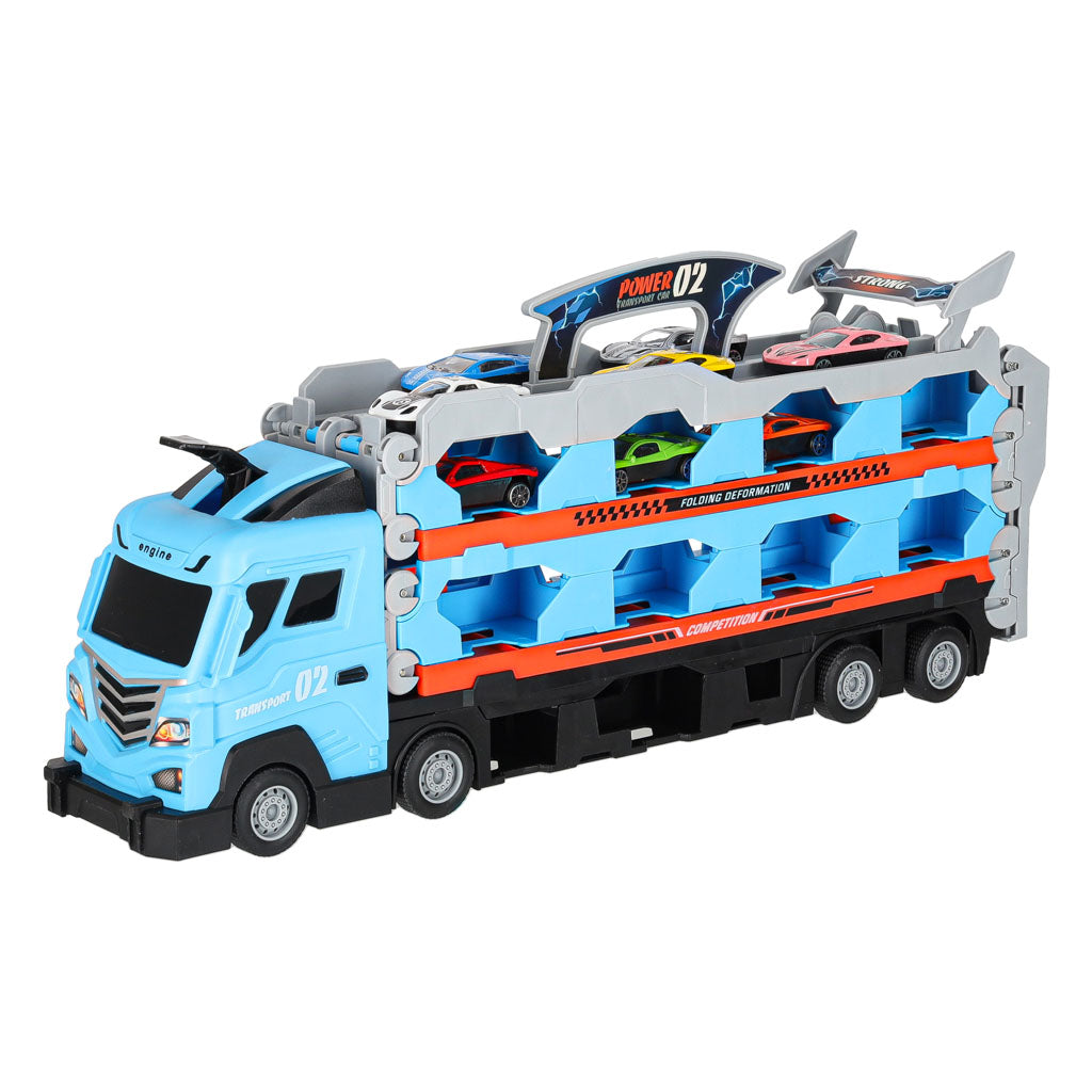Camion remorque voiture piste 8 El. 21m