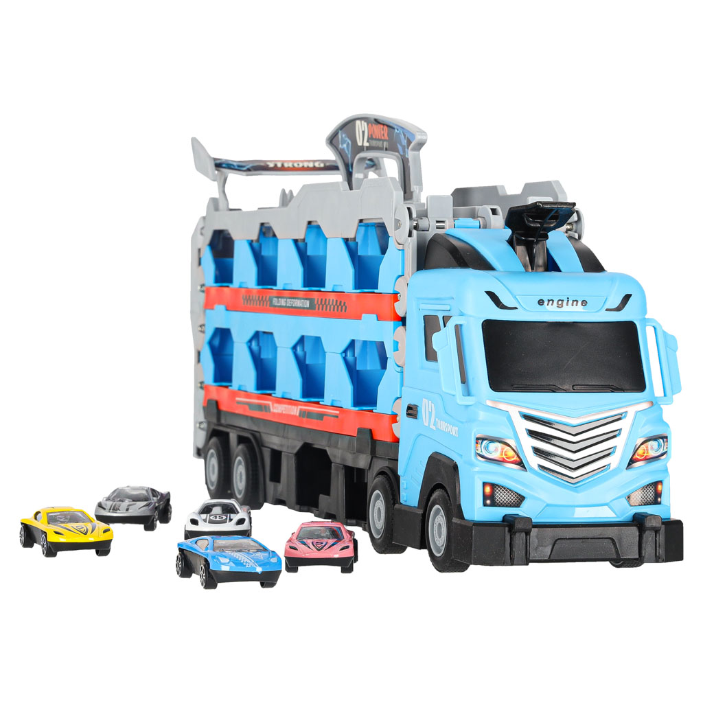 Camion remorque voiture piste 8 El. 21m