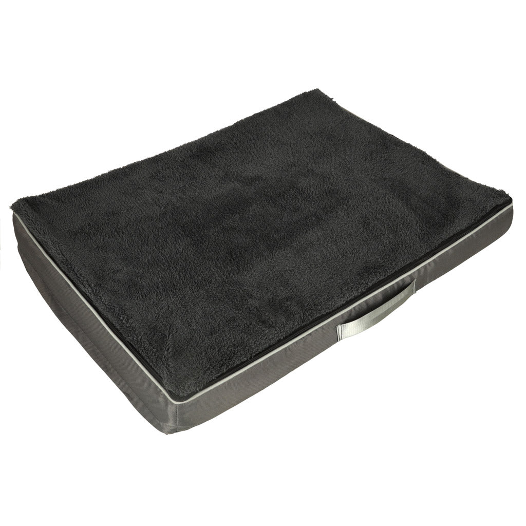 Orthopedic Grey Dog Bed 90x70x10cm