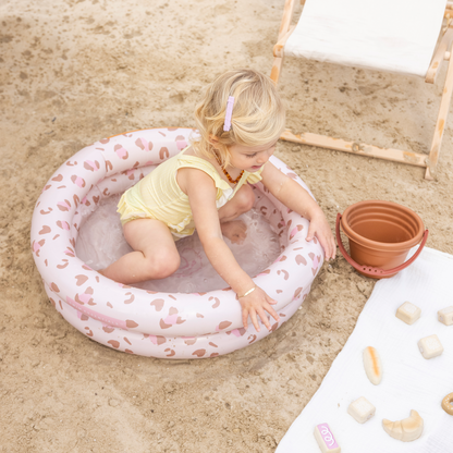Basen dla niemowląt Swim Essentials - Stary Róż - Lampart - Ø 60 cm