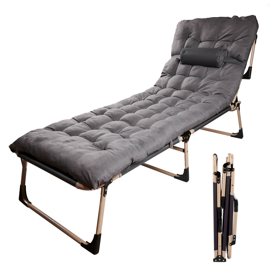 Field Folding Travel Bed 198 Dark Gray