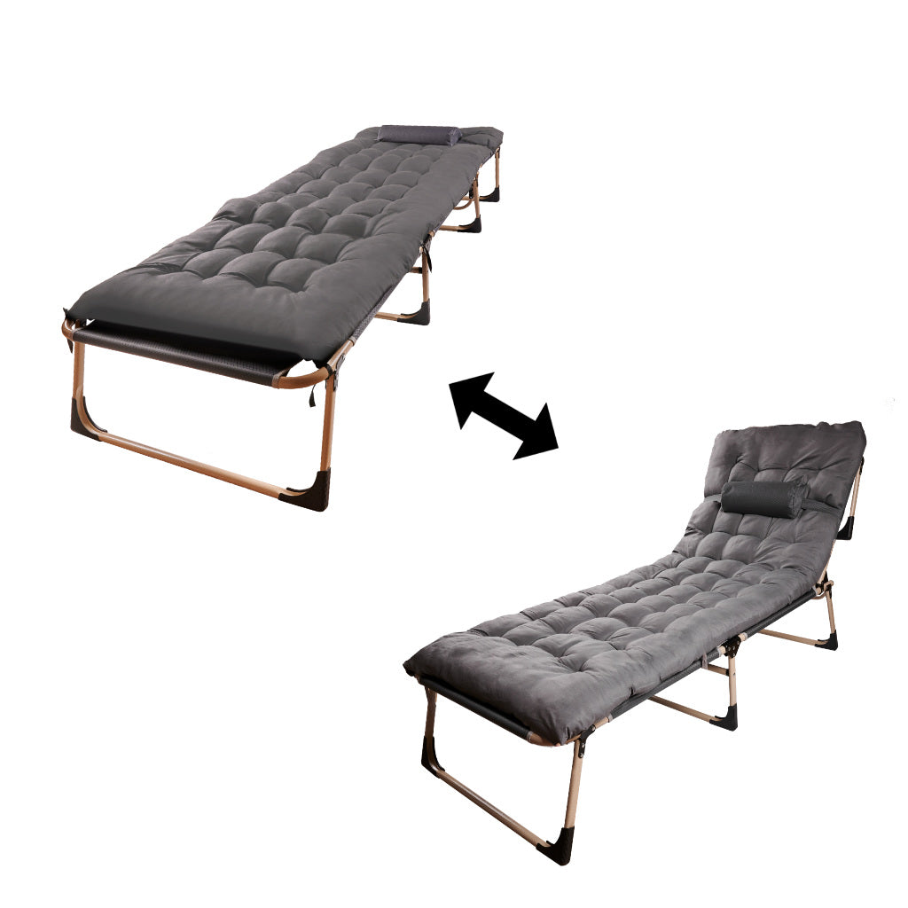Field Folding Travel Bed 198 Dark Gray