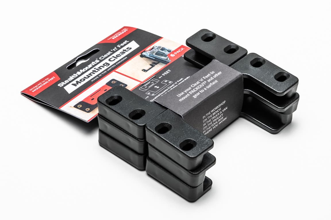 Mounting Cleats 6-pack For Cleat Nfeet Stealthmounts And Milwaukee Packout System