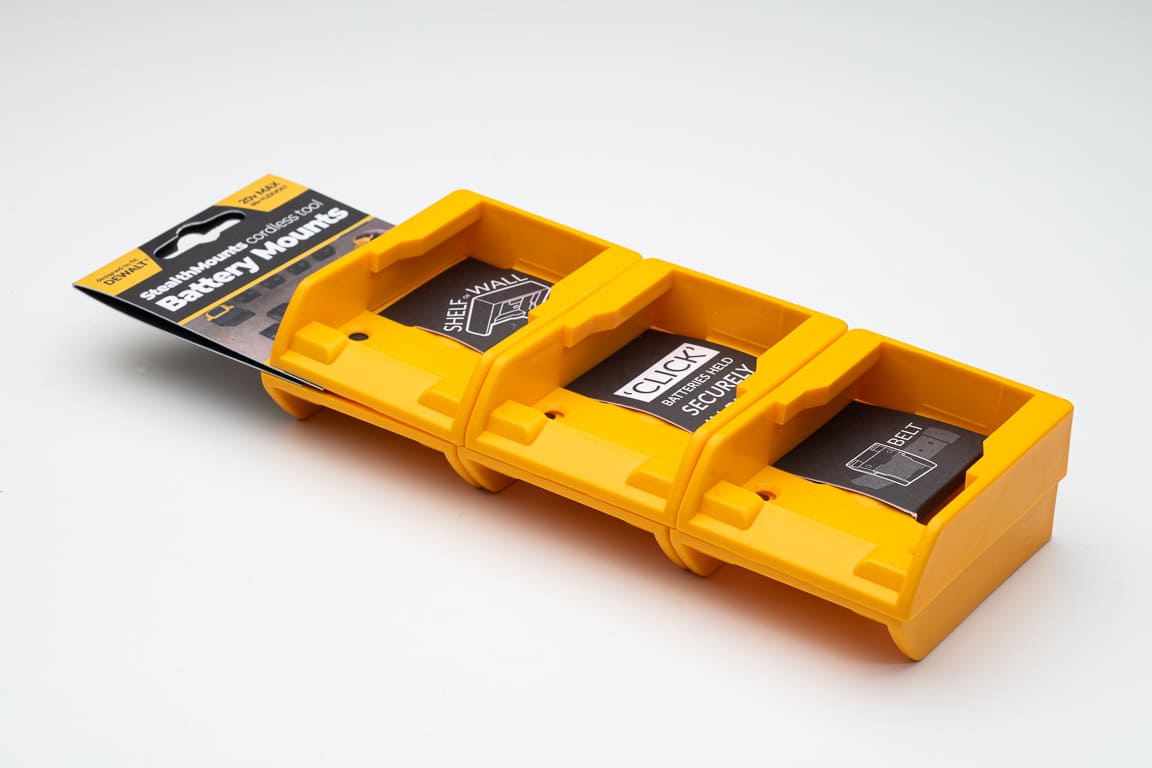 Držiaky na batérie pre Dewalt Xr 18v 20v 54v 60v Flexvolt 6-balenie Stealthmounts