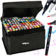 Double-sided Alcohol Markers In Case 168 + Stand