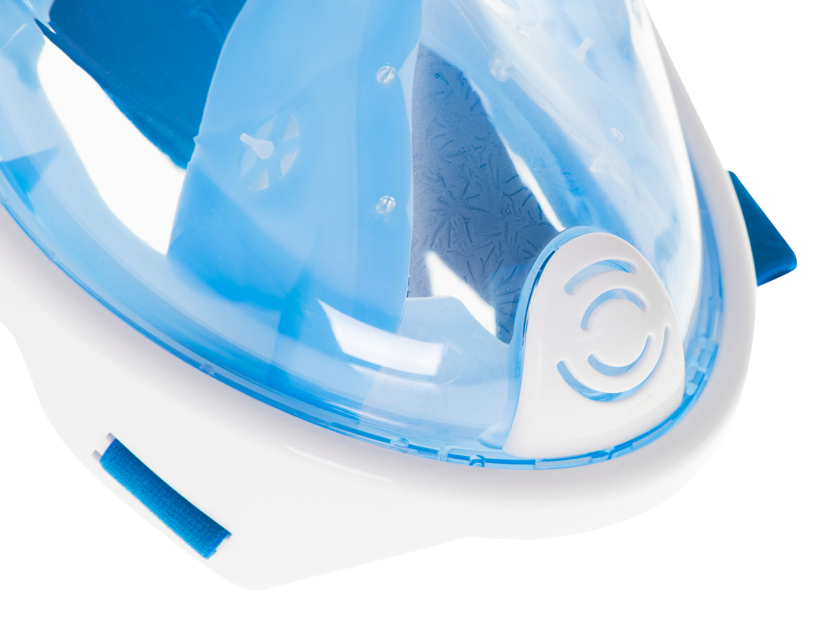 Full Folding Snorkel Mask L/xl Blue