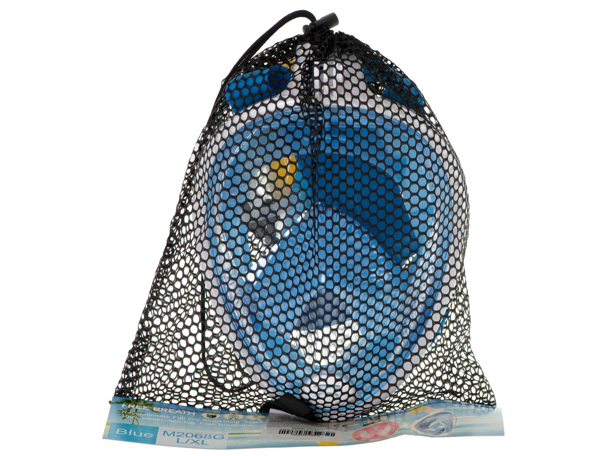 Full Folding Snorkel Mask L/xl Blue
