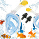Masc Snorkel Fillte Iomlán S/m Gorm