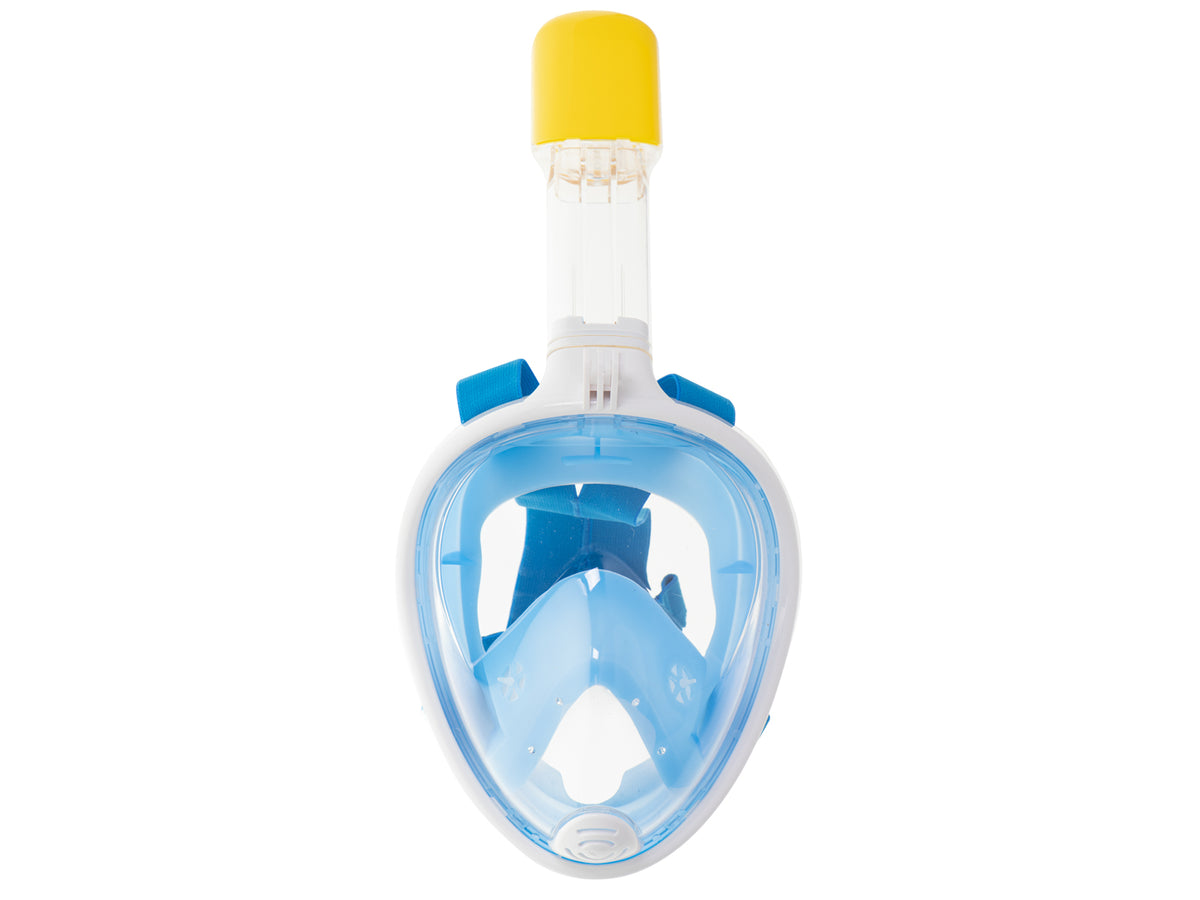 Maschera da snorkeling completamente pieghevole S/m Blu