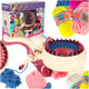 Knitting Machine Knitting Sewing Kit 5 Colors Of Yarns