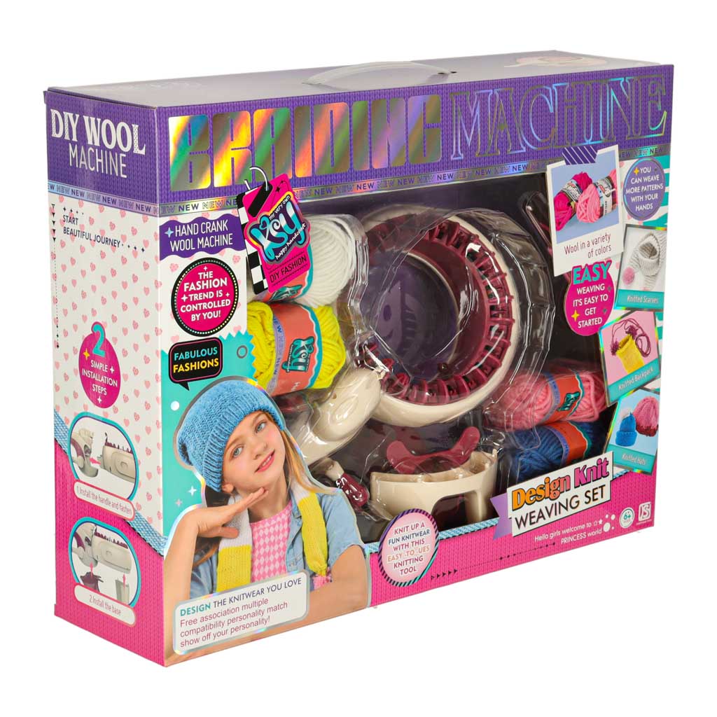 Knitting Machine Knitting Sewing Kit 5 Colors Of Yarns