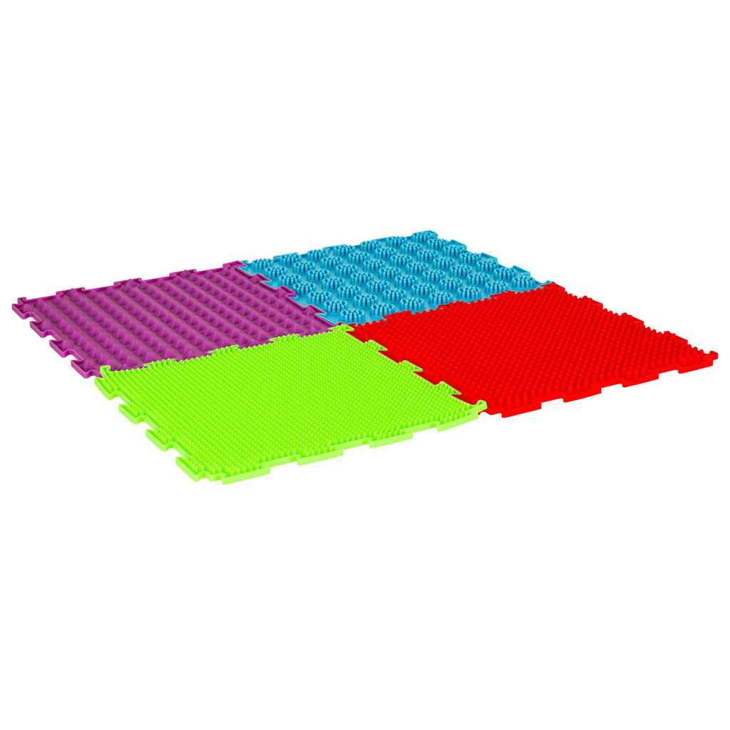 Sensorische mat Montessori voetmassagepuzzel 8 stuks Kleurrijk