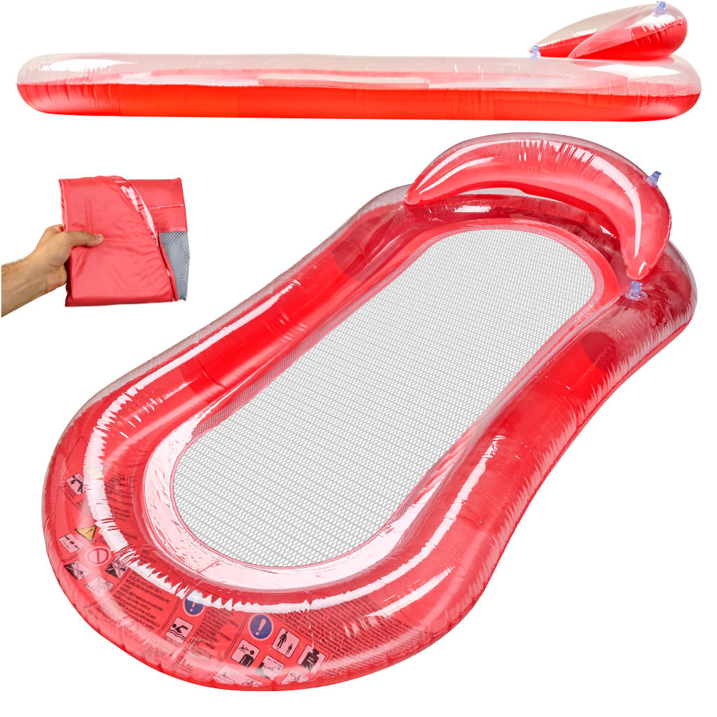 Inflatable Swimming Pool Water Mattress With Net Red Bestway 43103
