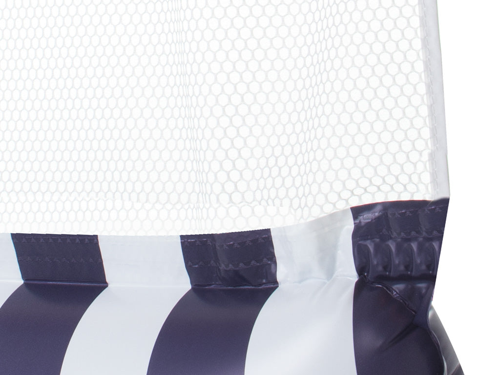 Inflatable Mattress Swimming Chair 120x70cm Navy Blue