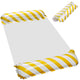 Inflatable Mattress Beach Hammock Water Lounger Chair Swimming Pool Yellow
