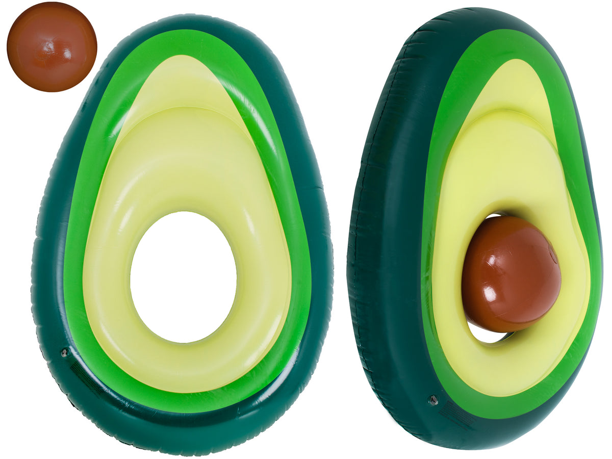 Inflatable Swimming Mattress With Avocado Ball With Seed 150cm Xl