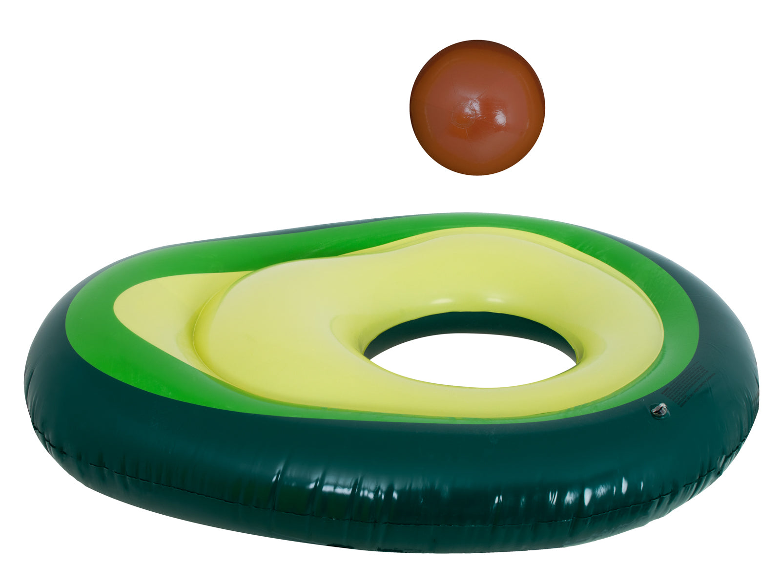 Inflatable Swimming Mattress With Avocado Ball With Seed 150cm Xl