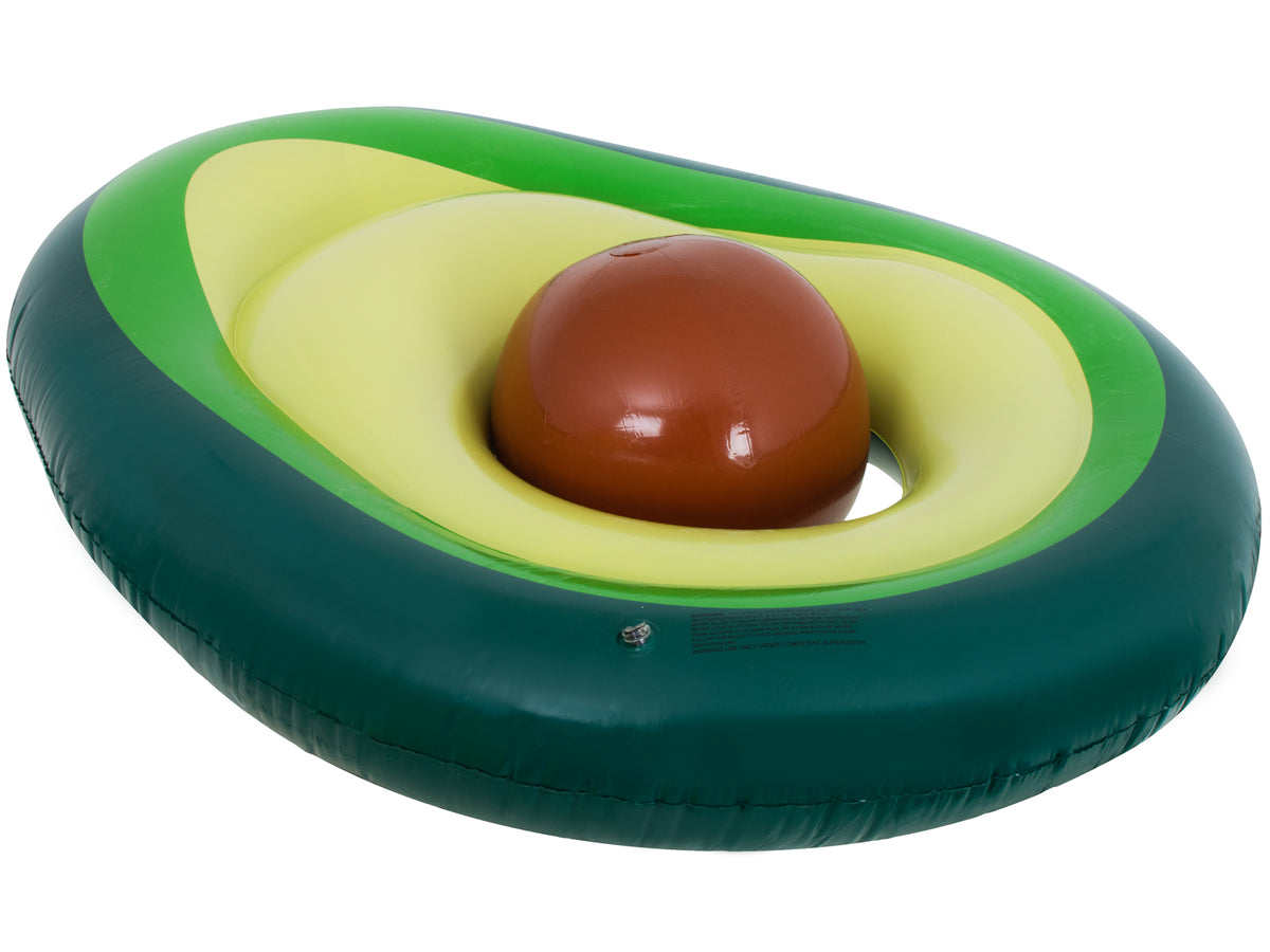 Inflatable Swimming Mattress With Avocado Ball With Seed 150cm Xl