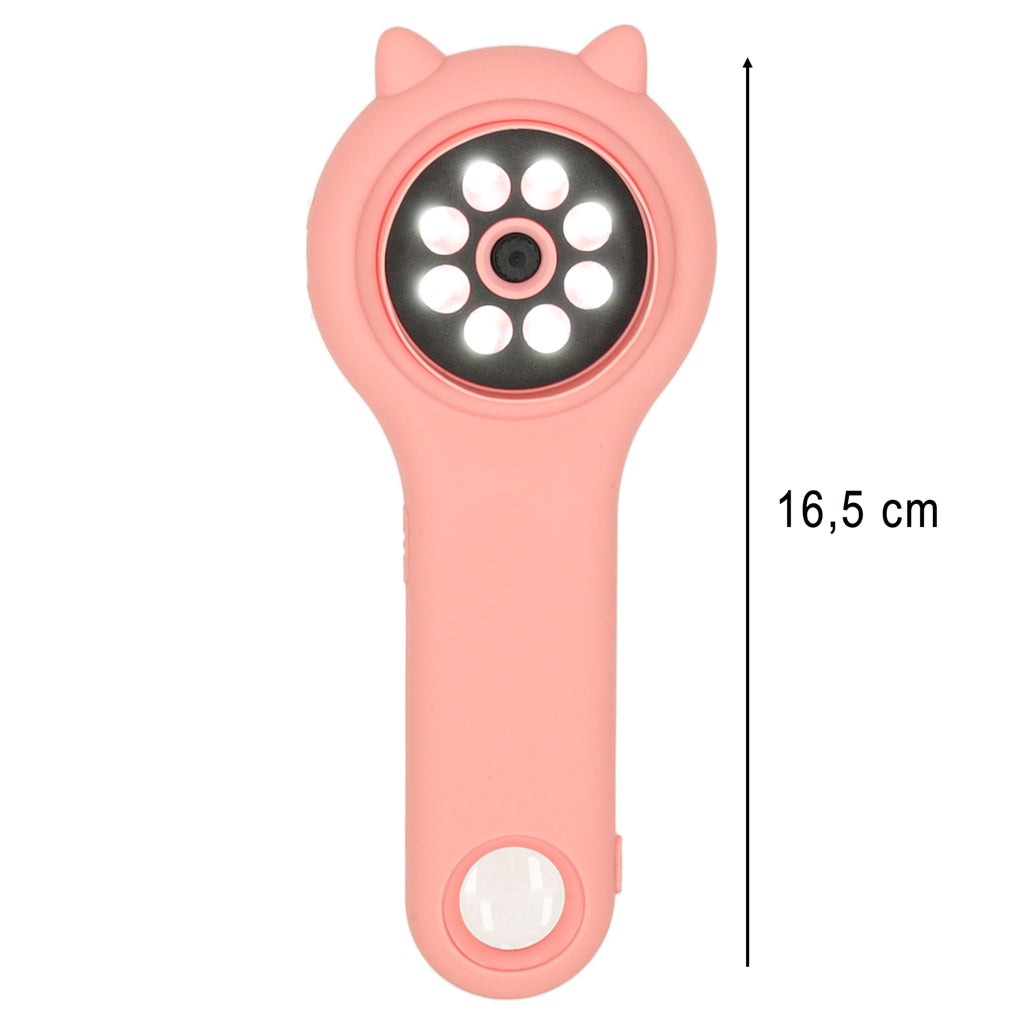 Optical Microscope Magnifier Digital 500x 2mpx Pink