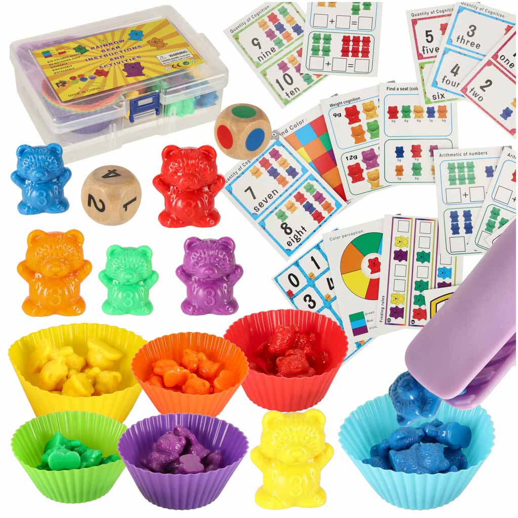 Educational Bears Learning To Count Montessori 44el.