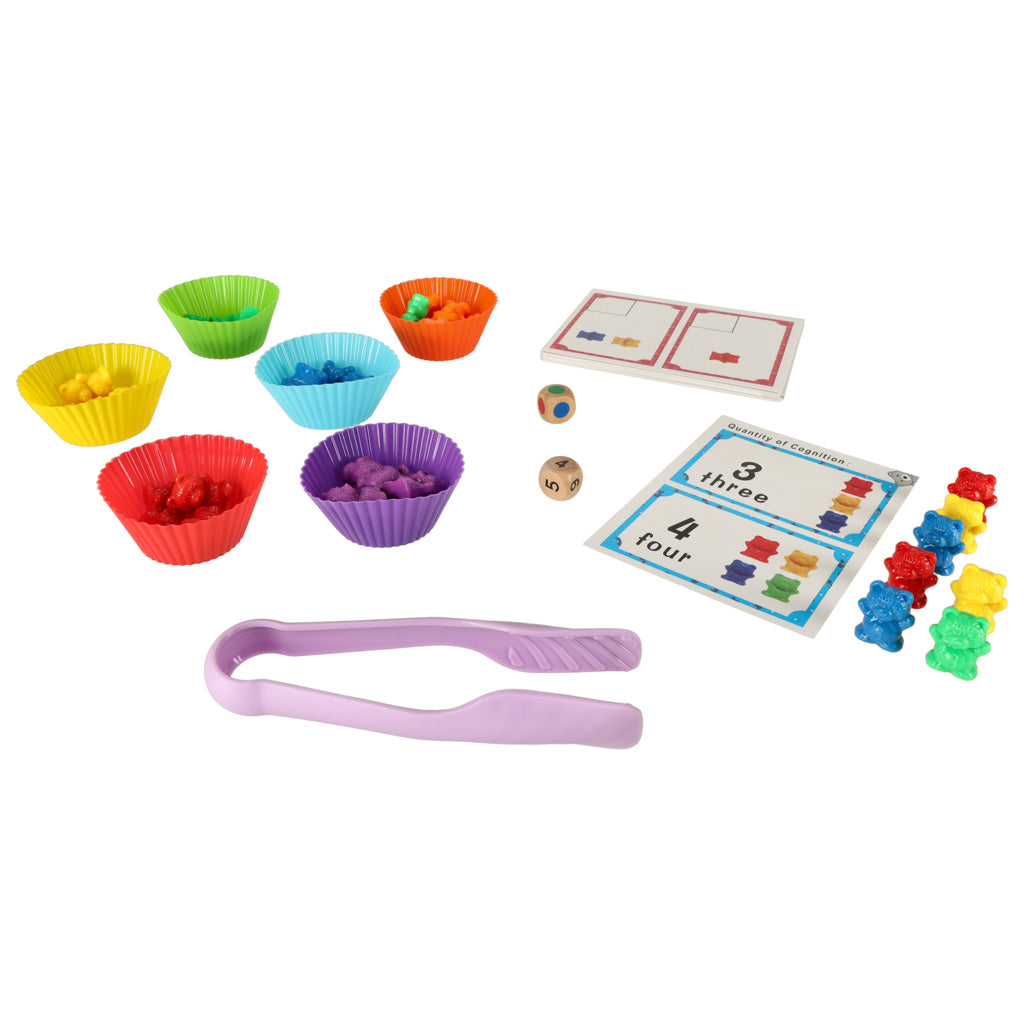 Edukacyjne Misie uczące się liczyć Montessori 44el.