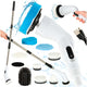 Rotary Mop Electric Cleaning Brush With 9 Brush Heads