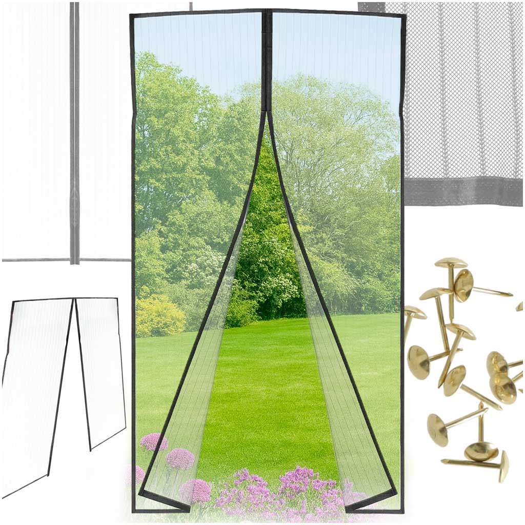 Mosquito Net Magnetic Luaro For Door Solid Strong Magnet 110x210cm