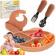 Silicone Dishes For Babies Infant Table Set Of 4 Items Orange Teddy Bear