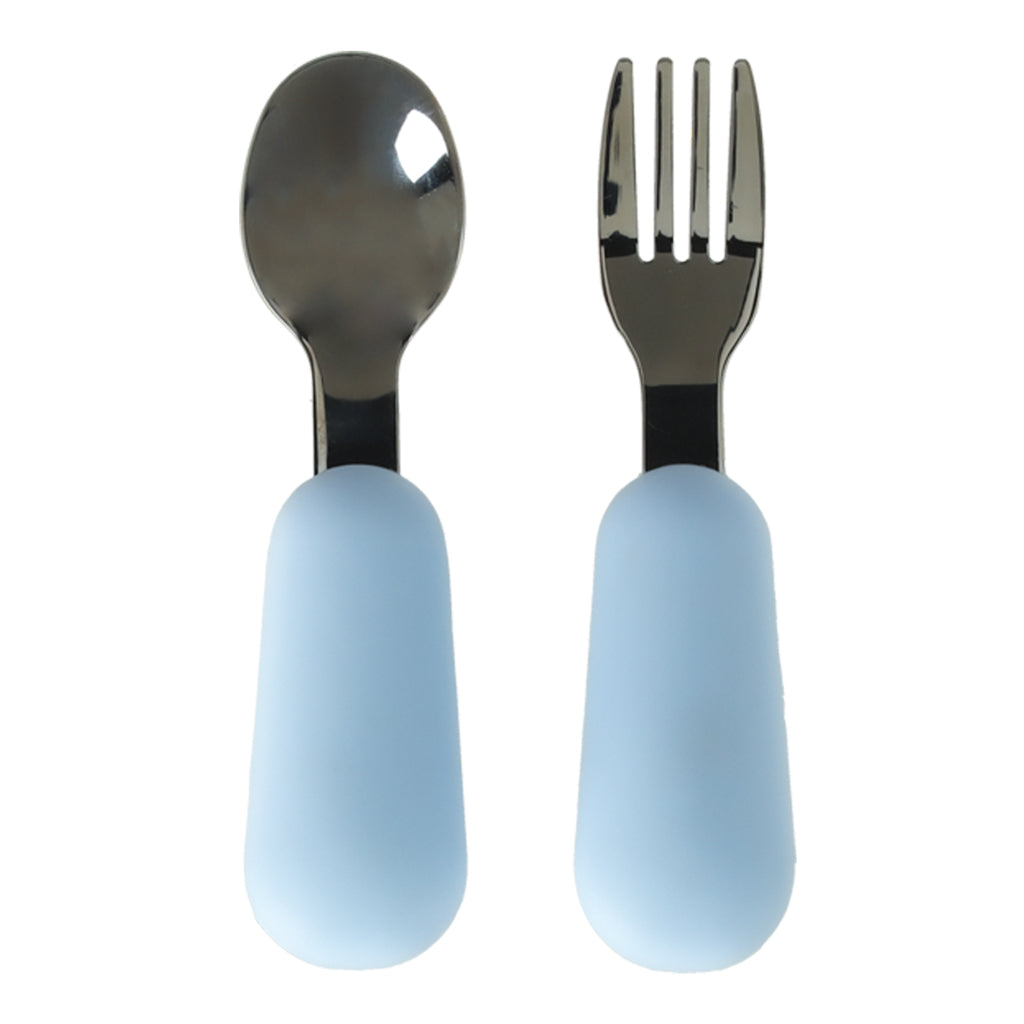 Silikonfat För Barn Nalle Bright Blue 4el