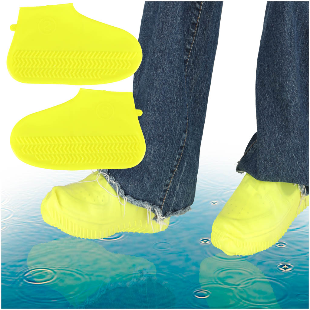 Ochraniacze na buty Wodoodporne kalosze S Żółte Rozmiar 26-34