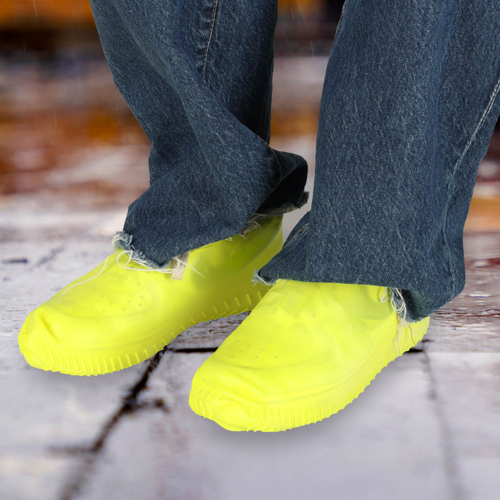 Protectores De Botas Botas De Agua Impermeables S Amarillo Talla 26-34