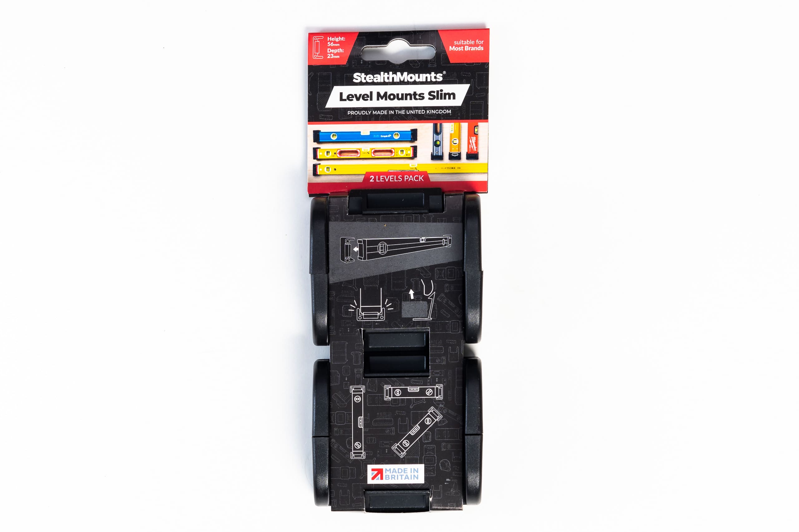 Univerzális vízszintes tartók Slim 2 Pack Stealthmounts