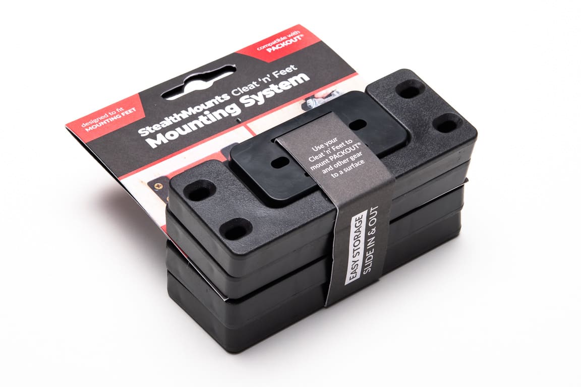 Montagens universais Cleat Nfeet Stealthmounts de 4 unidades